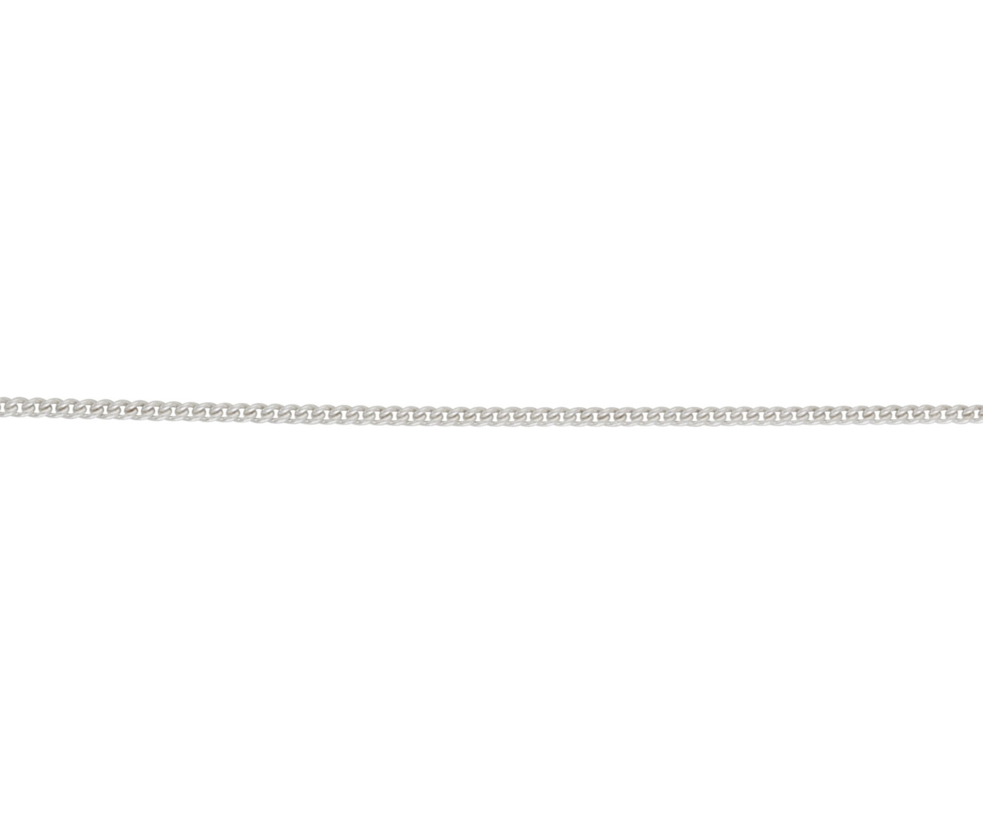 Silver Curb Chain, 20"